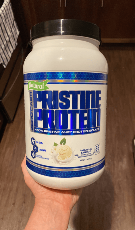 Pristine Protein Zero Carb 100% Pristine Whey Protein Isolate Vanilla Dream Flavor