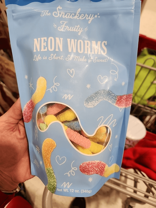 The Snackery Fruity Neon Worms
