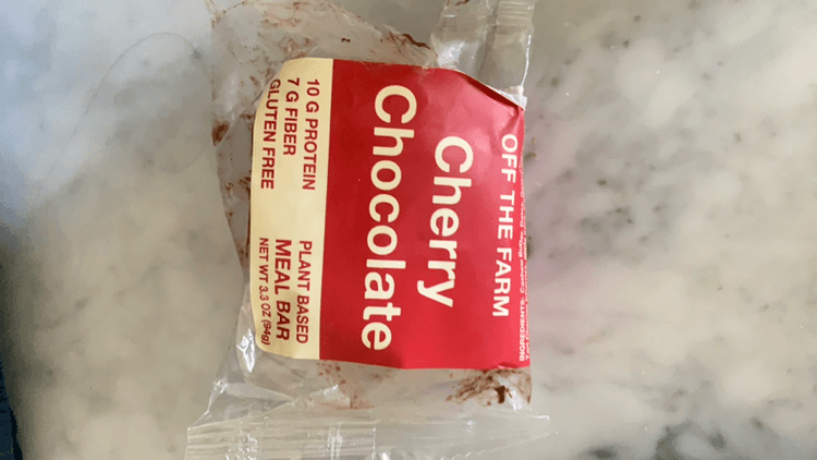 Off The Farm Cherry Chocolate Plant Based Meal Bar