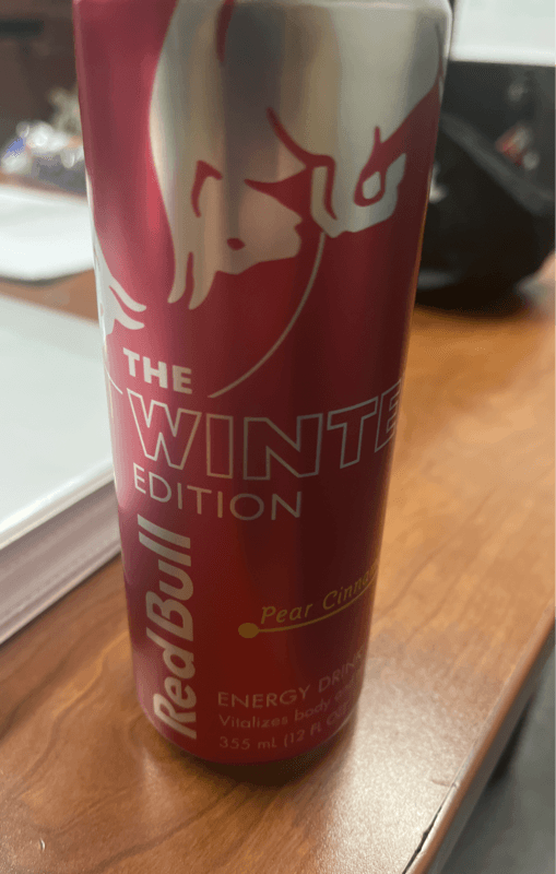 Red Bull The Winter Edition Pear Cinnamon Energy Drink