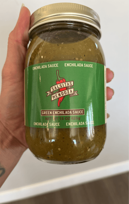Salsitas Mendoza Green Enchilada Sauce