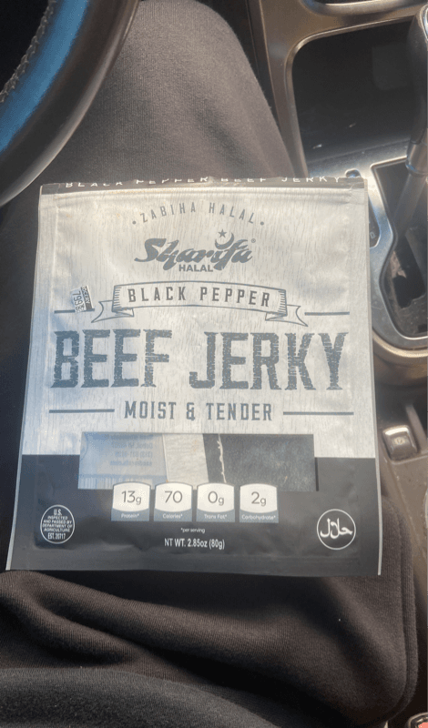 Sharifa Halal Black Pepper Beef Jerky