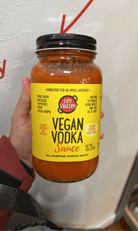 City Saucery Vegan Vodka Sauce All Purpose Tomato Sauce
