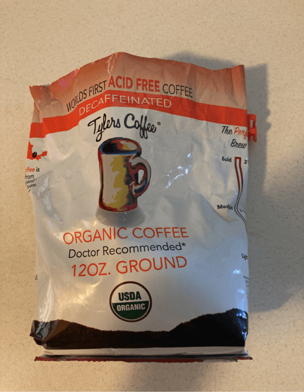Tylers Coffee Decaffeinated Organic Coffee Ground