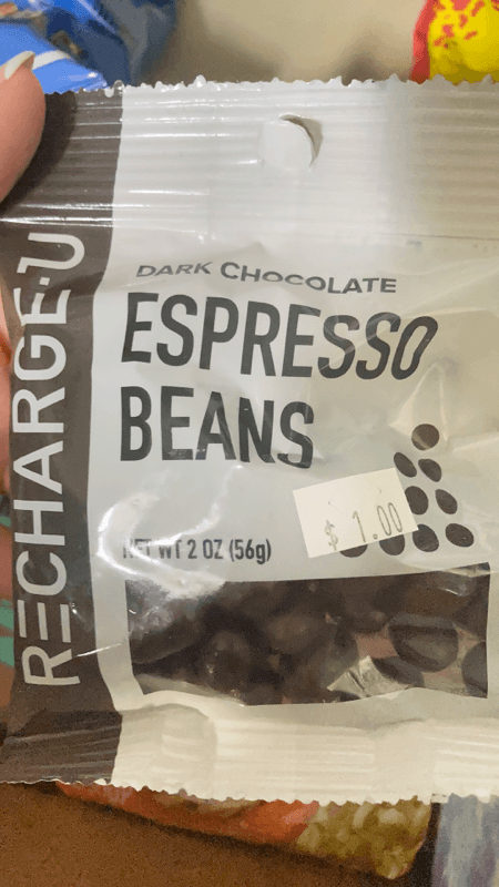 Recharge-U Dark Chocolate Espresso Beans