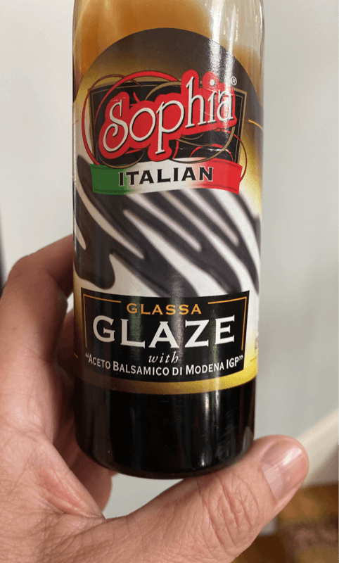 Sophia Italian Glassa Glaze With "Aceto Balsamico Di Modena Igp"