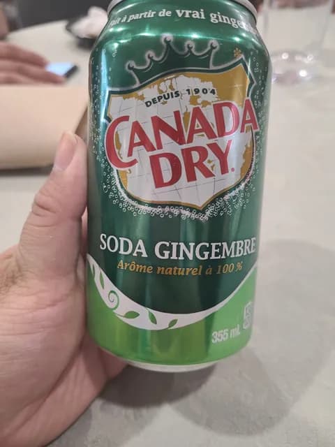 Canada Dry Soda Gingembre