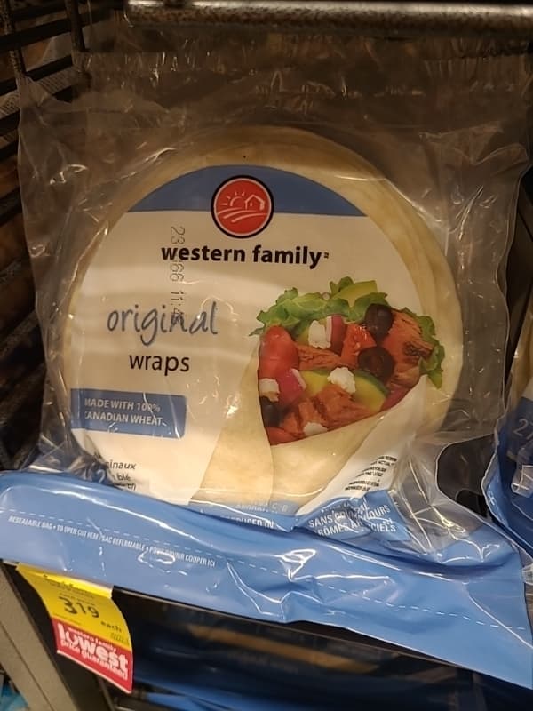Western Family Original Wraps