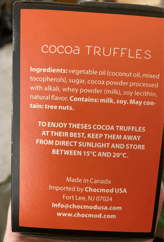 Truffettes De France Cocoa Truffles Champagne Flavor