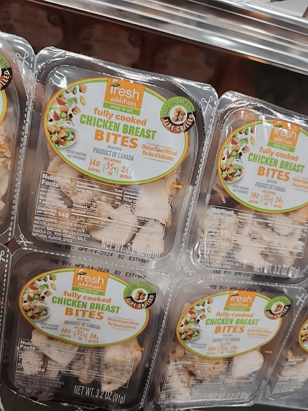 Fresh Additions Ready-To-Eat Fully Cooked Chicken Breast Bites