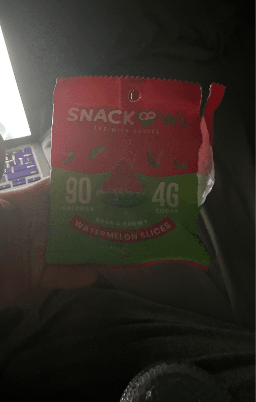 Snack Owl The Wise Choice Watermelon Slices Gummy Candy