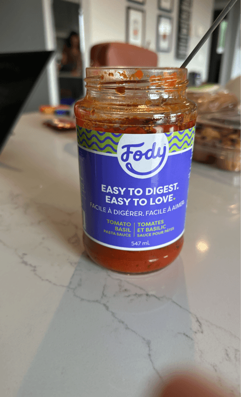 Fody Tomato Basil Pasta Sauce