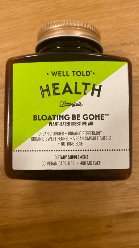 Well Told Health Bloating Be Gone, 60 Vegan Capsules