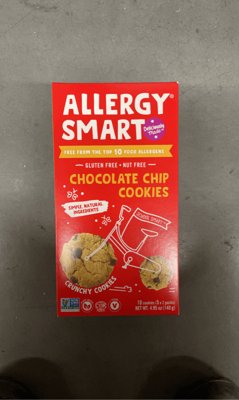 Allergy Smart Gluten Free Chocolate Chip Cookie