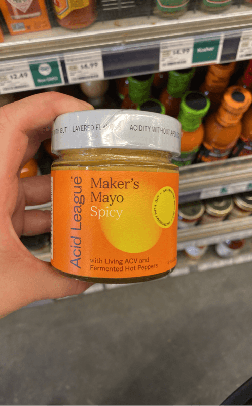 Acid League Maker'S Mayo Spicy With Living Acv And Fermented Hot Peppers