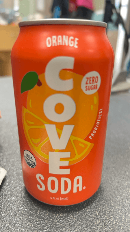 Cove Orange Zero Sugar Soda