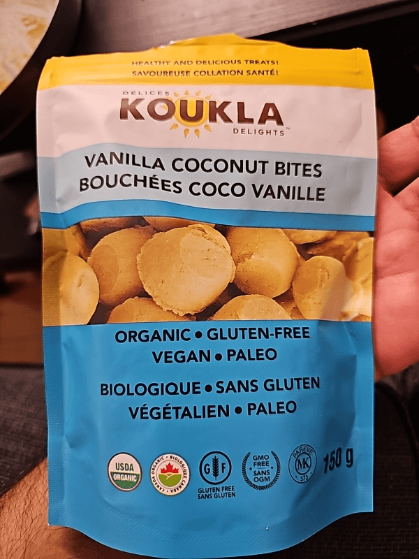 Koukla Delights Vanilla Coconut Bites