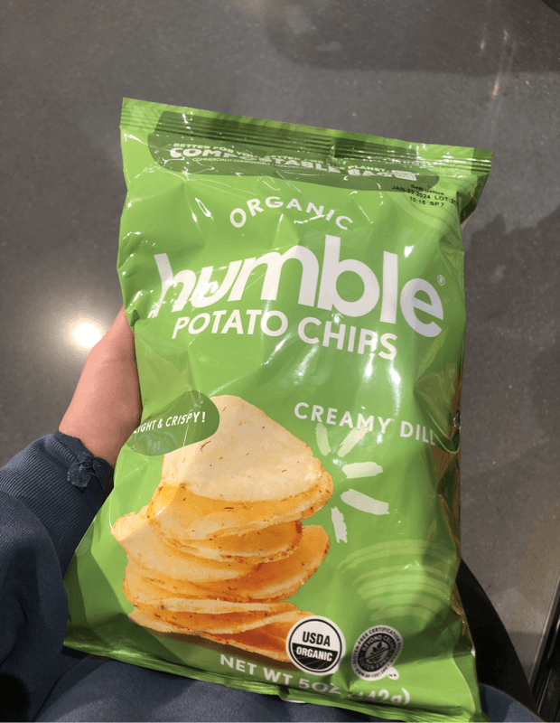 Humble Organic Potato Chips Creamy Dill