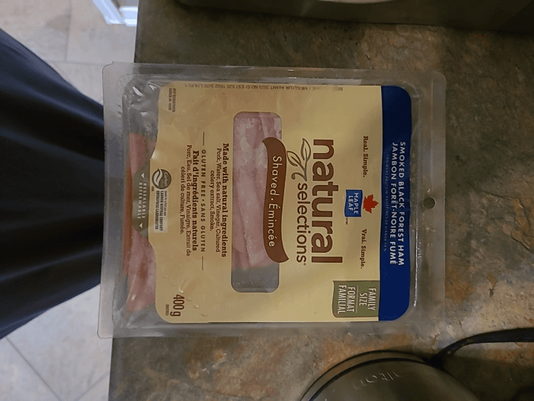 Maple Leaf Natural Selections Shaved Smoked Black Forest Ham