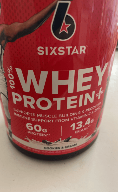 Six Star 100% Whey Protein Plus Cookies & Cream