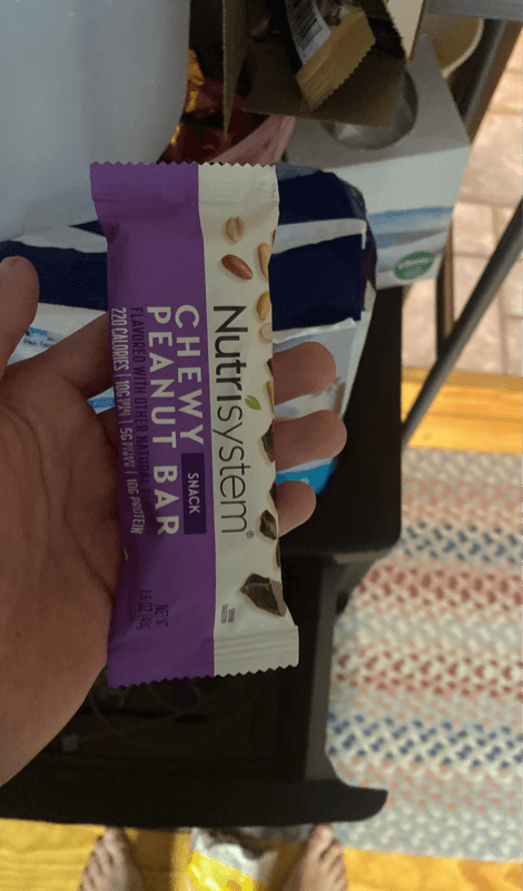 Nutrisystem Chewy Peanut Bar Snack