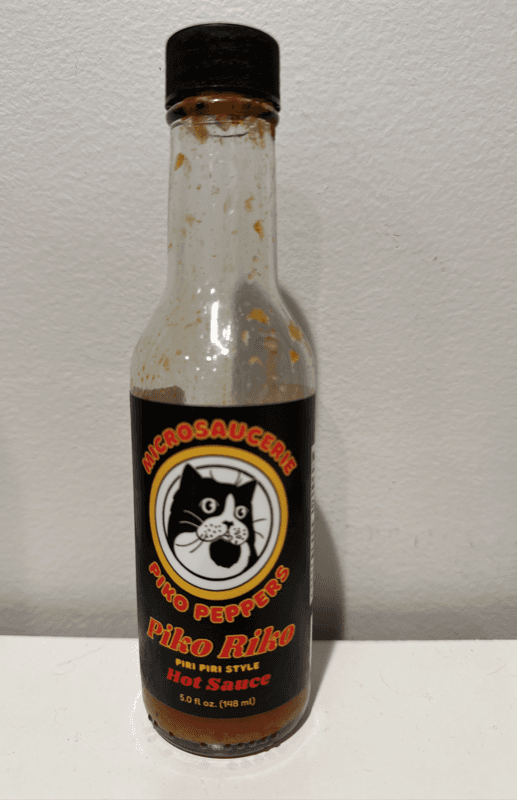Microsaucerie Piko Peppers Piko Riko Piri Piri Style Hot Sauce
