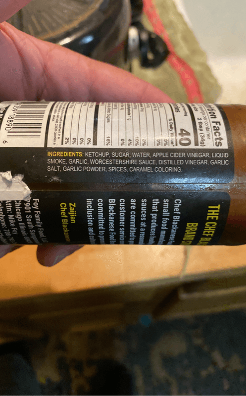 Chef Blackanese Original Barbecue Sauce