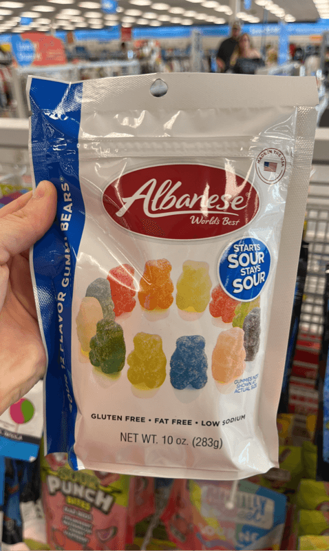 Albanese Sour Flavor Gummy Bears