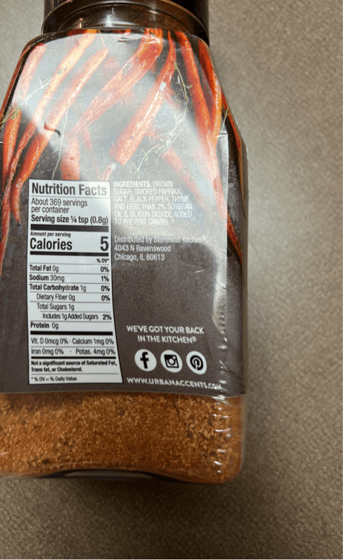 Urban Accents Brown Sugar & Paprika Veggie Roaster Seasoning Blend