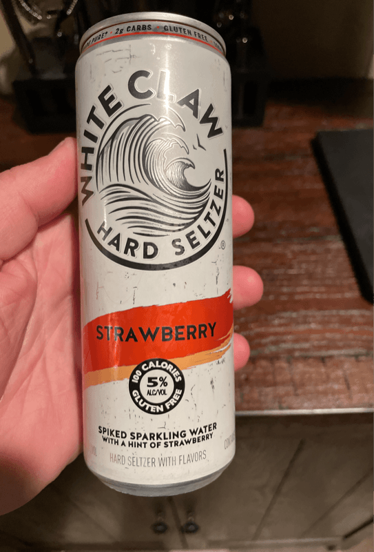 White Claw Hard Seltzer Strawberry