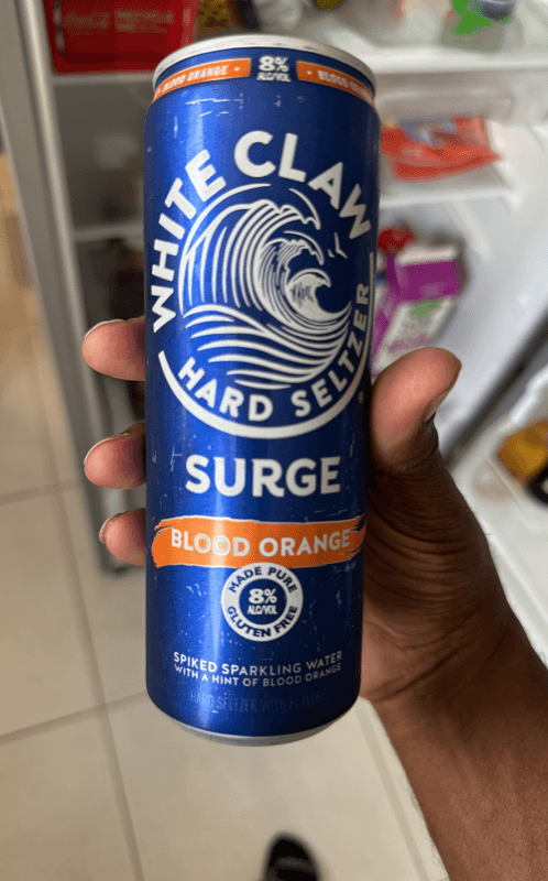 White Claw Hard Seltzer Surge Spiked Sparkling Water With A Hint Of Blood Orange