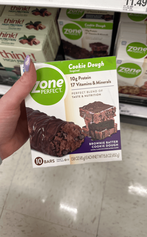 Zone Perfect Brownie Batter Cookie Dough