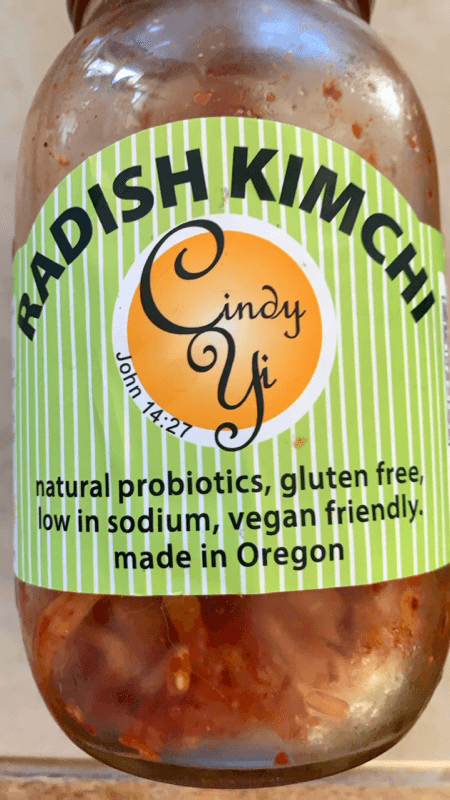 Cindy Yi Radish Kimchi