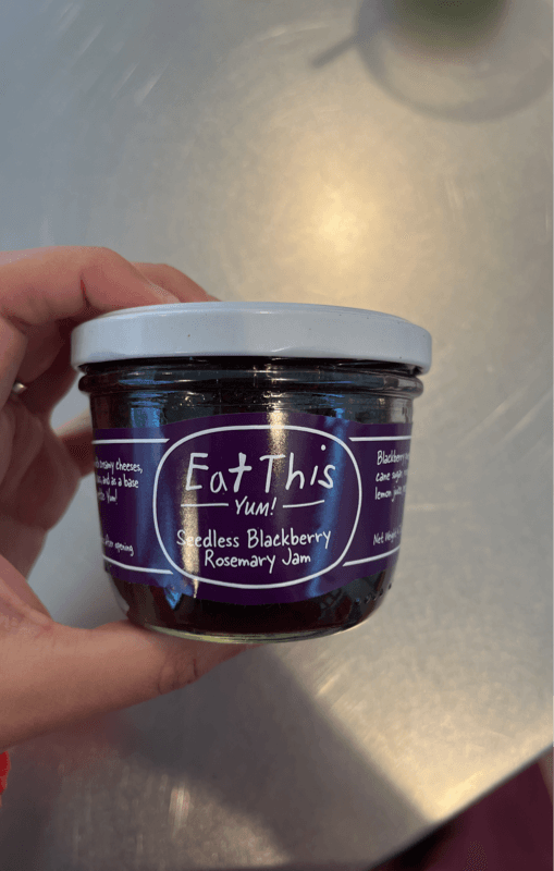Eat This Yum! Seedless Blackberry Rosemary Jam