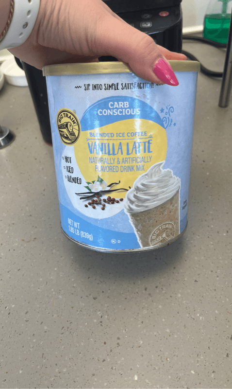 Big Train Blended Ice Coffee Vanilla Latte Flavored Drink Mix