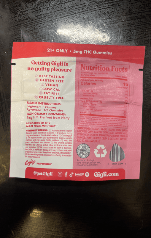 Gigli Thc Gummies Watermelon