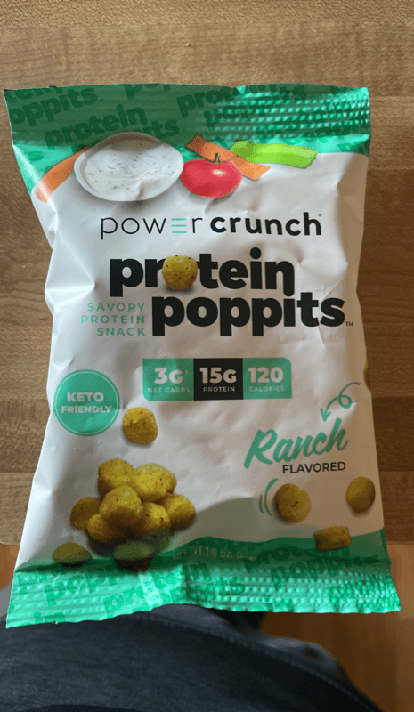 Power Crunch Protein Poppits Ranch Flavored