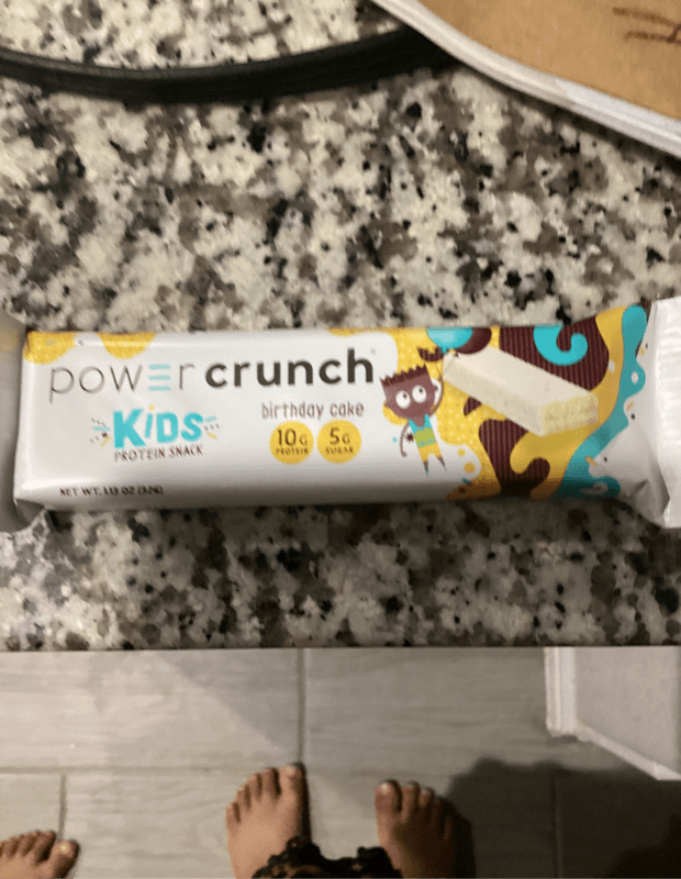 Power Crunch Kids Protein Snack Birthday Cake