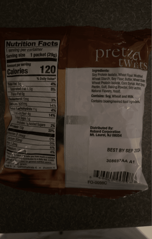 Pretzel Twist With 1 Grams Of Protein