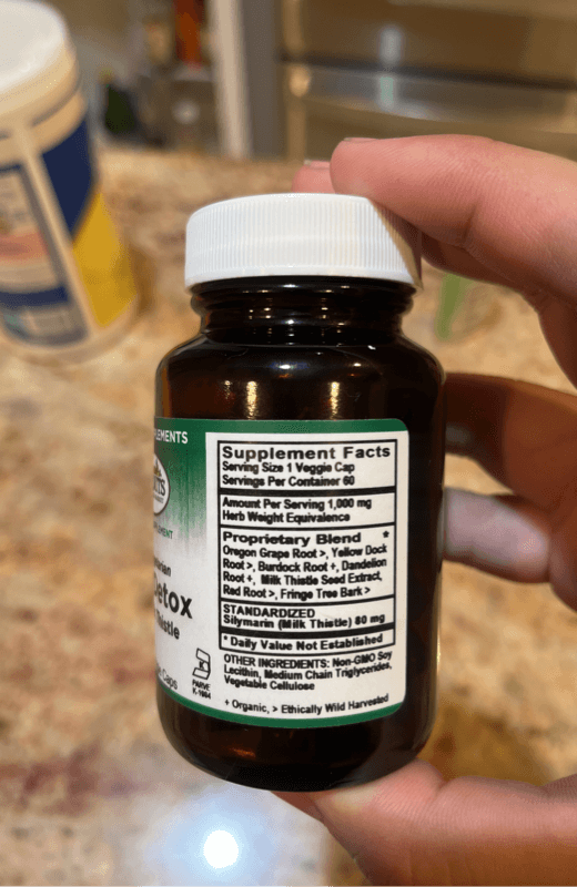 Sprouts Liver Detox With Milk Thistle Capsules