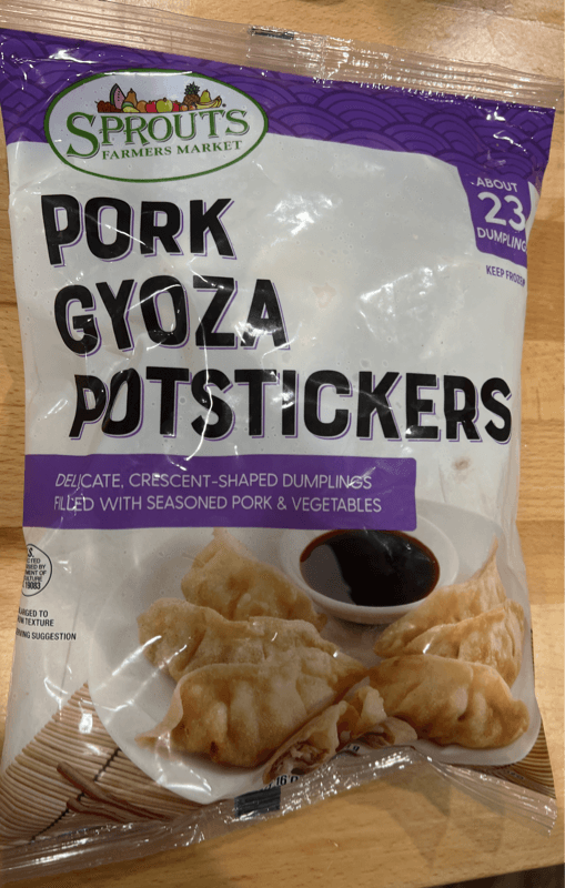 Sprouts Farmers Market Pork Gyoza Potstickers