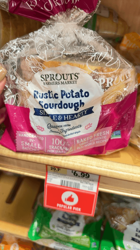 Sprouts Rustic Potato Sourdough Simple & Hearty