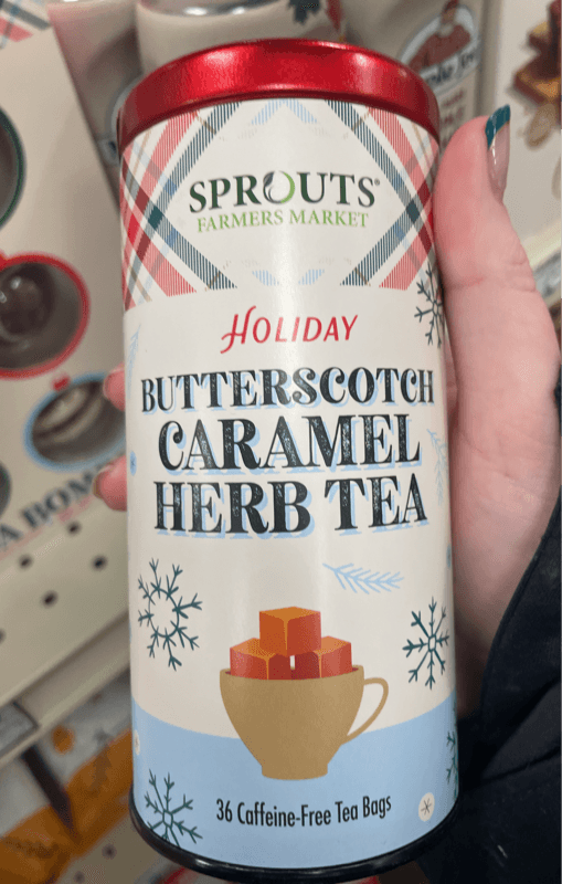 Sprouts Farmers Market Holiday Butterscotch Caramel Herb Tea - 33 Caffeine-Free