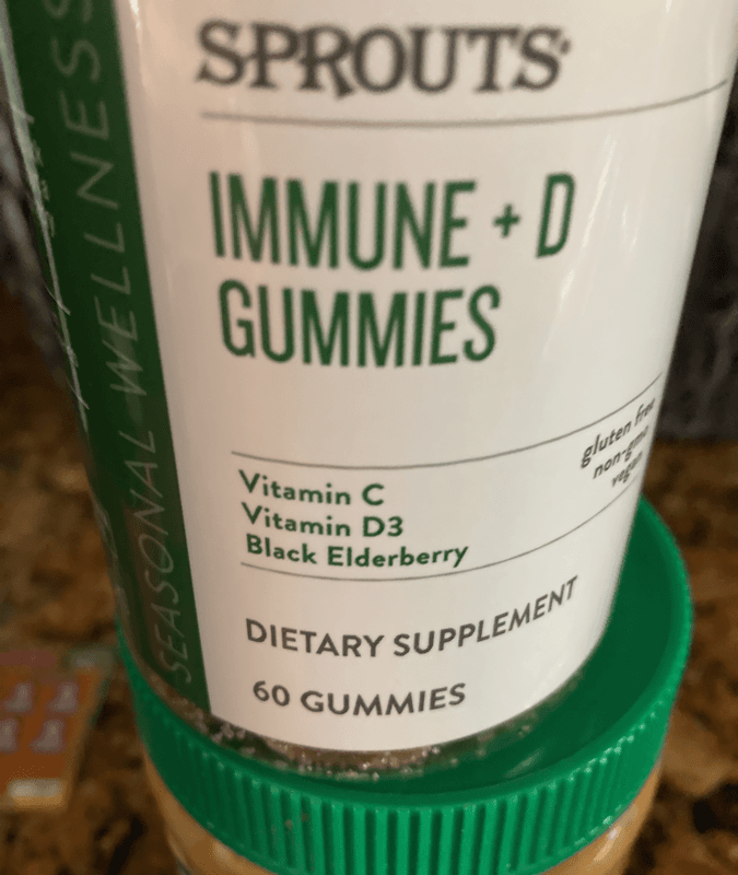 Sprouts Immune + D Gummies