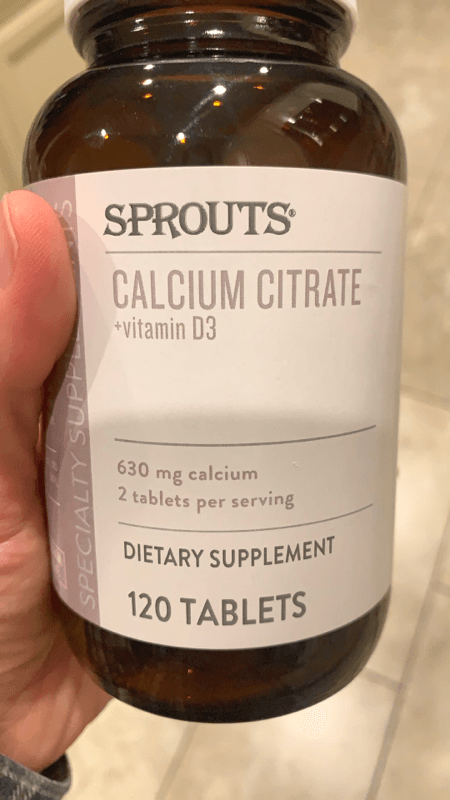 Sprouts Calcium Citrate +Vitamin D