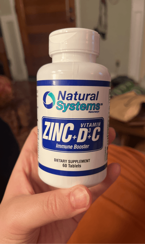 Natural Systems Naturasys Zinc + Vitamin D3 + C Immune Booster Dietary Supplement