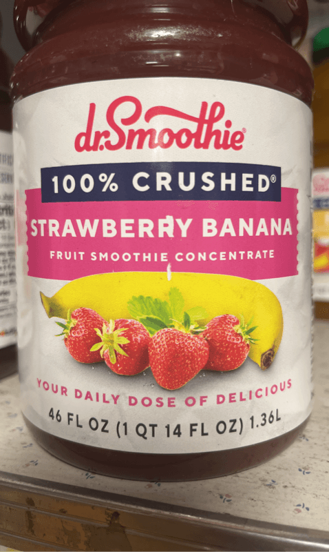 Dr. Smoothie 100% Crushed Strawberry Banana