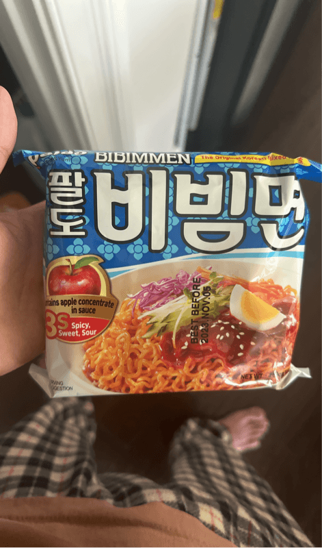 Paldo Bibimmen Korean Noodles - Spicy, Sweet & Sour