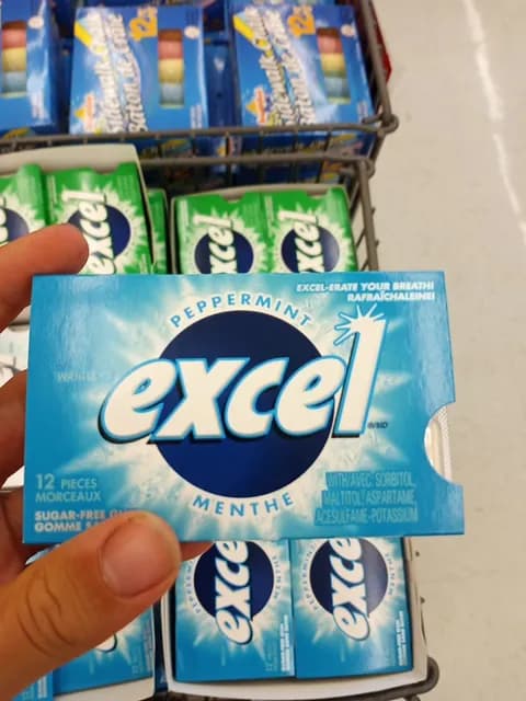 Wrigley'S Excel Peppermint Sugar-Free Gum