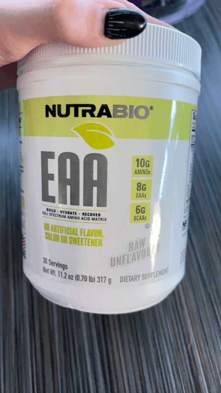 Nutrabio Eaa Full Spectrum Amino Acid Matrix Raw Unflavored